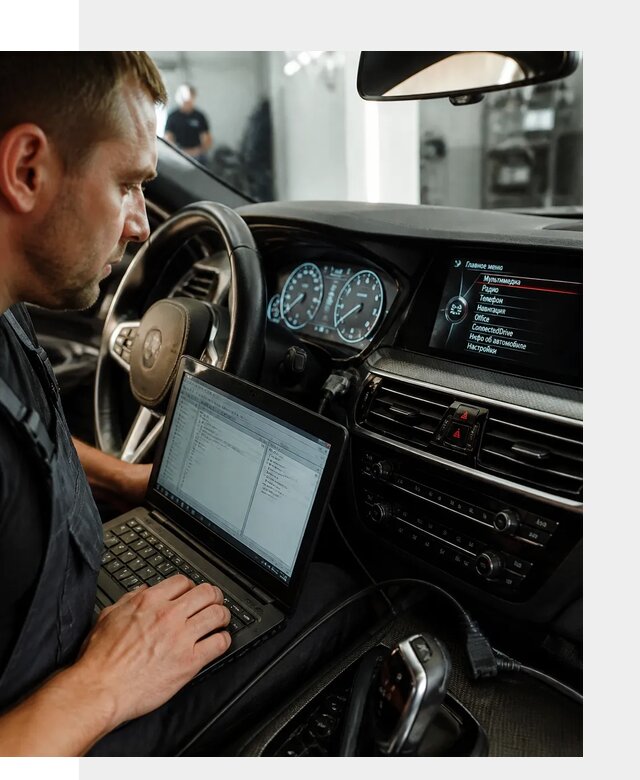 Русификация приборной панели BMW для авто в Хабаровске от компании