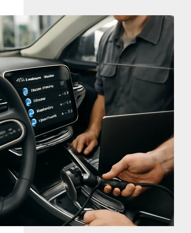 Установка приложений Geely для мультимедиа автомобиля в Хабаровске
