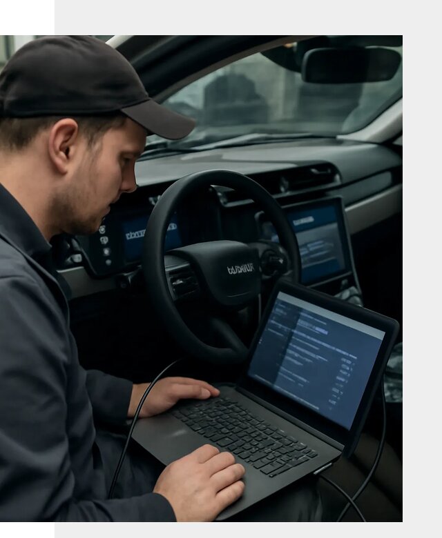 Профессиональная русификация автомобилей Lynk Co в Хабаровске